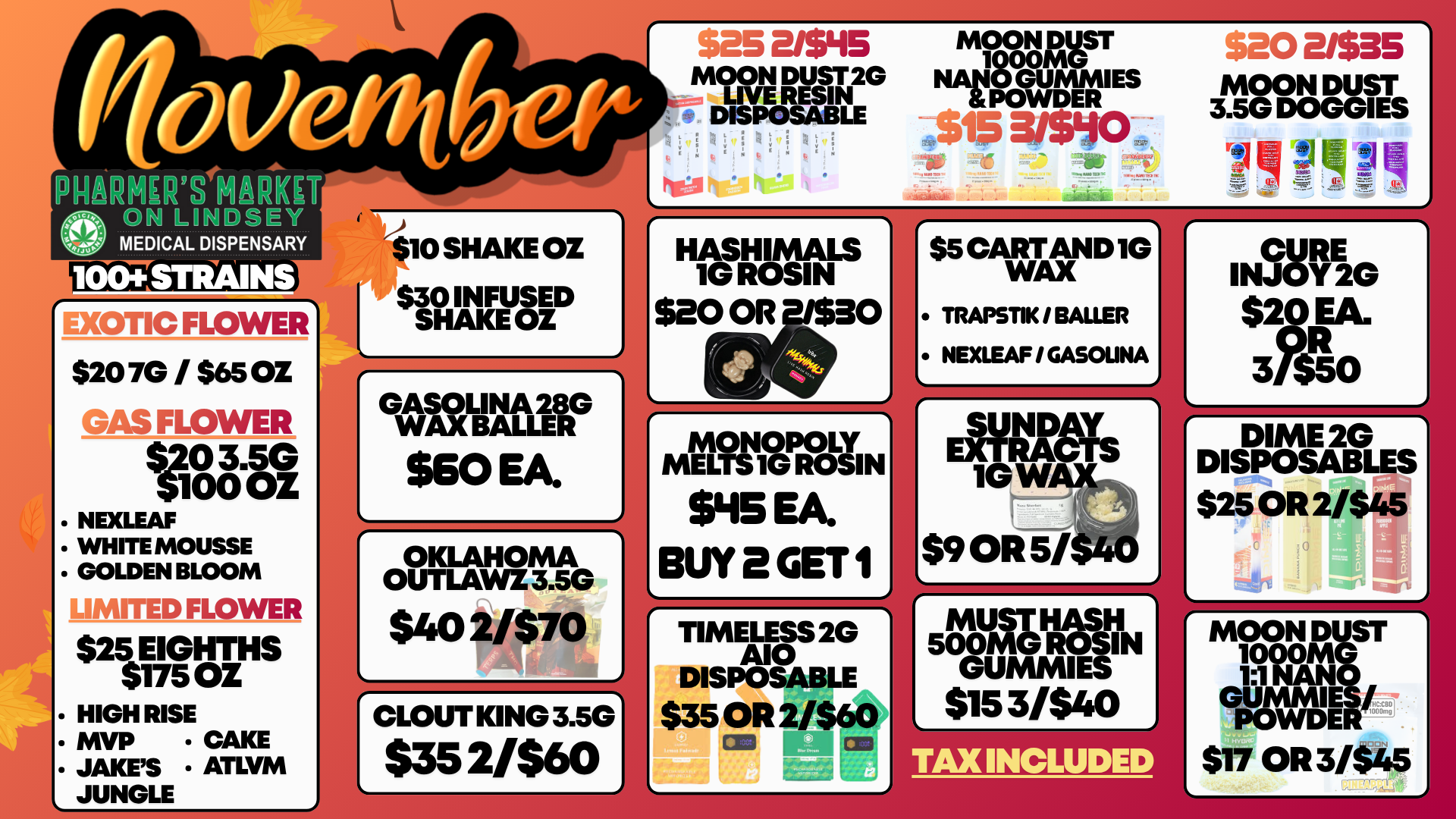 Pharmer's Market November Deals – Monthly Specials